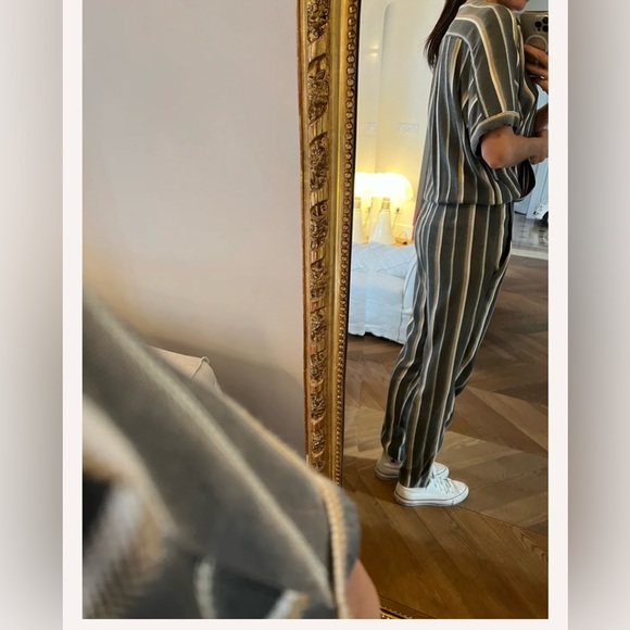 Maje combinaison Striped Jumpsuit - Picture 6 of 7